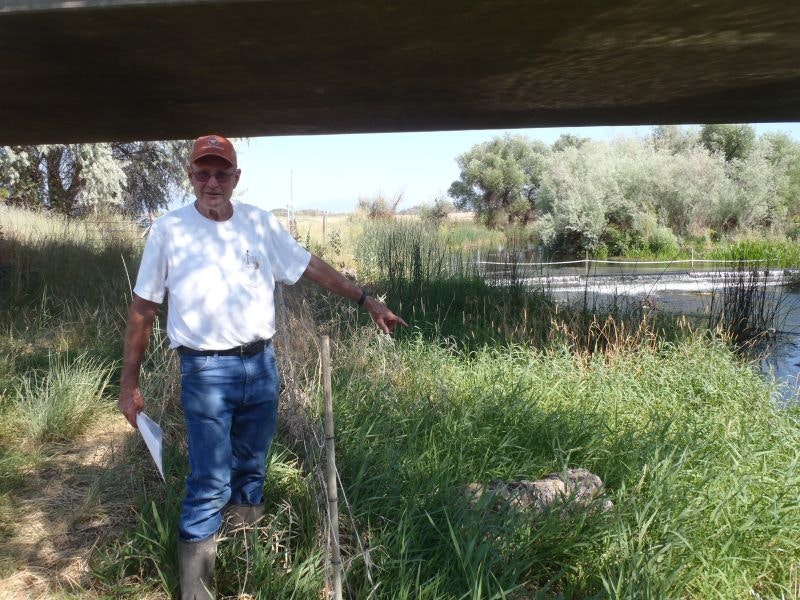 Don Meamber, Landowner at the MG Weir