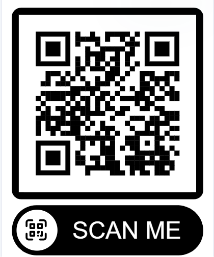 A QR code with the text "SCAN ME" below it.