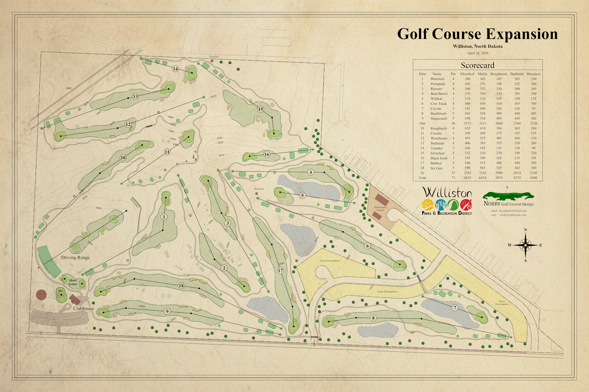 Golf Course Rendering