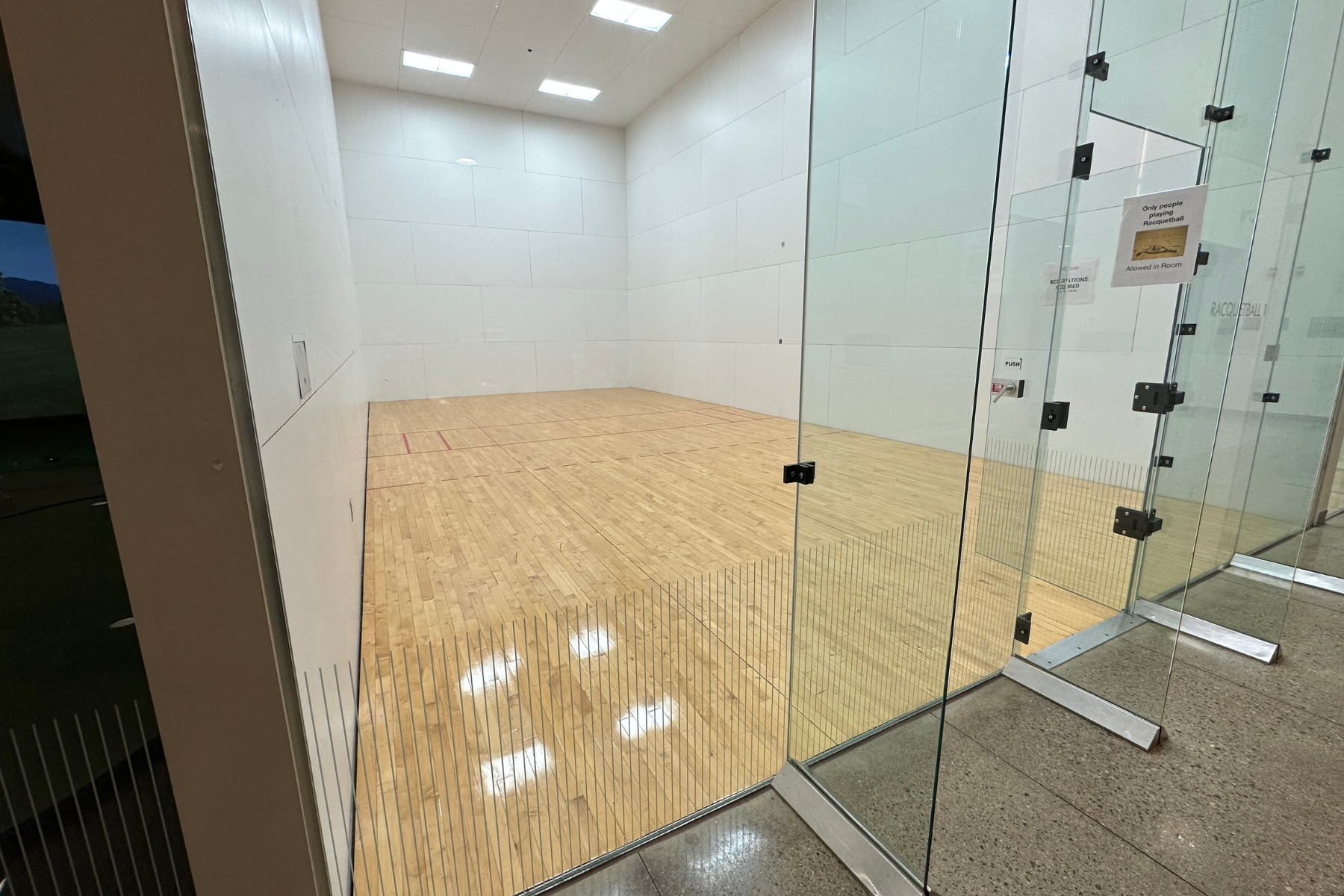 Racquetball courts