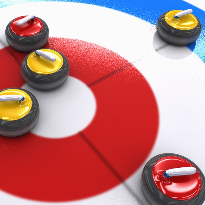 May contain: curling, sport, machine, and wheel