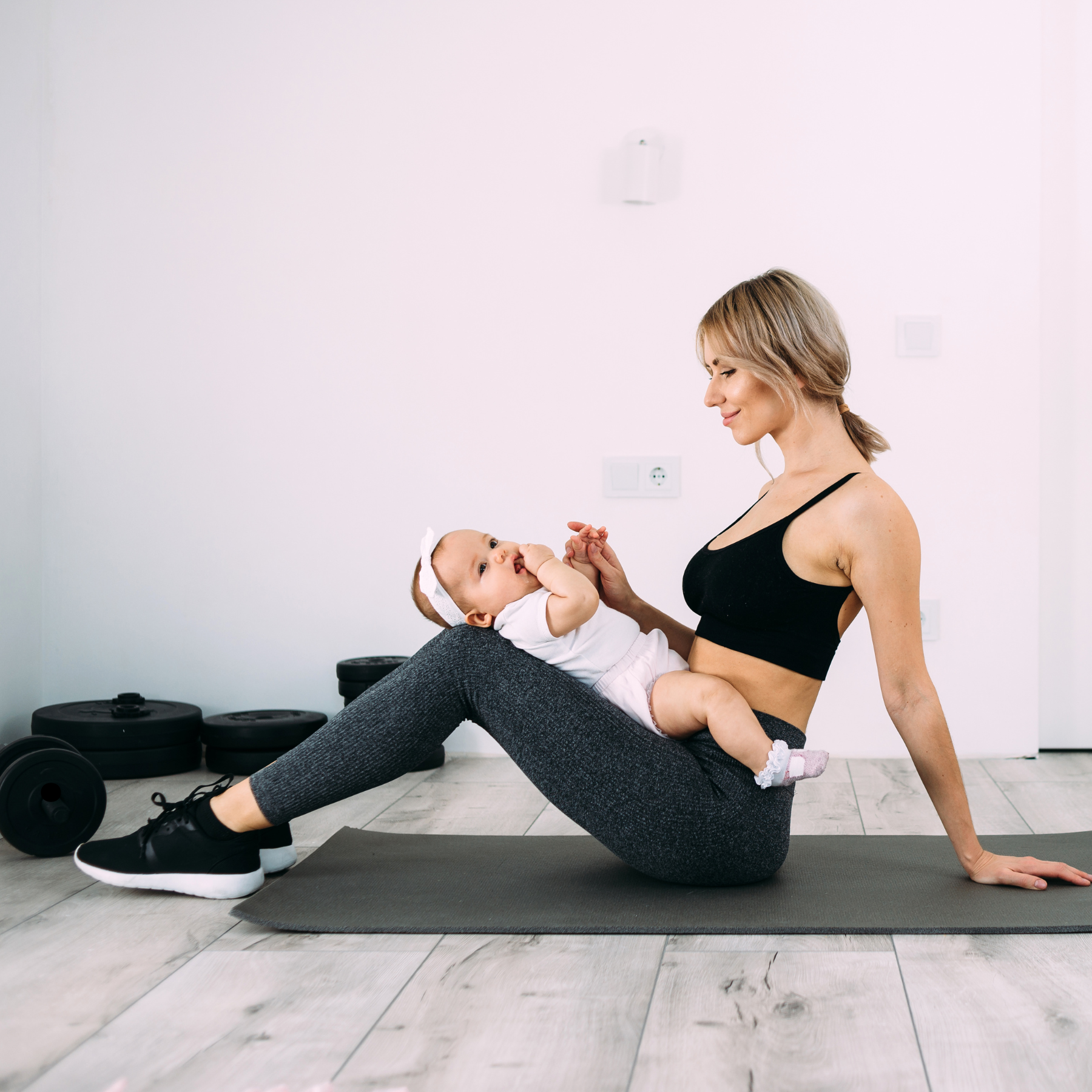 May contain: fitness, pilates, sport, working out, adult, female, person, and woman