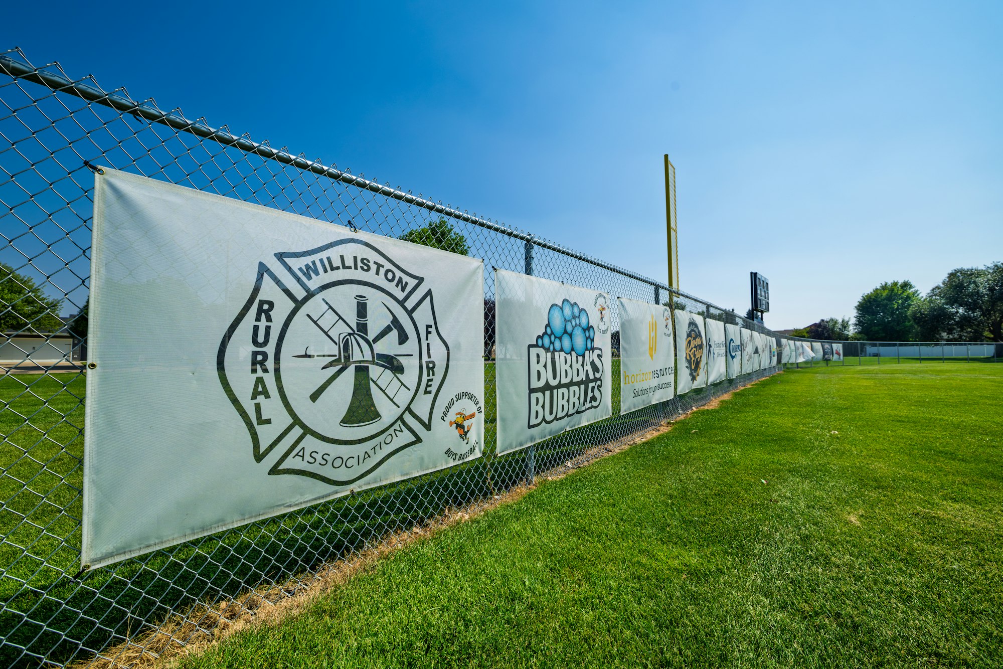 Ballpark Fence Signs