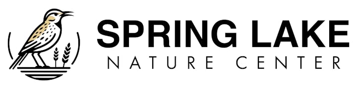 The image features a logo for "Spring Lake Nature Center," depicting a bird and natural elements.