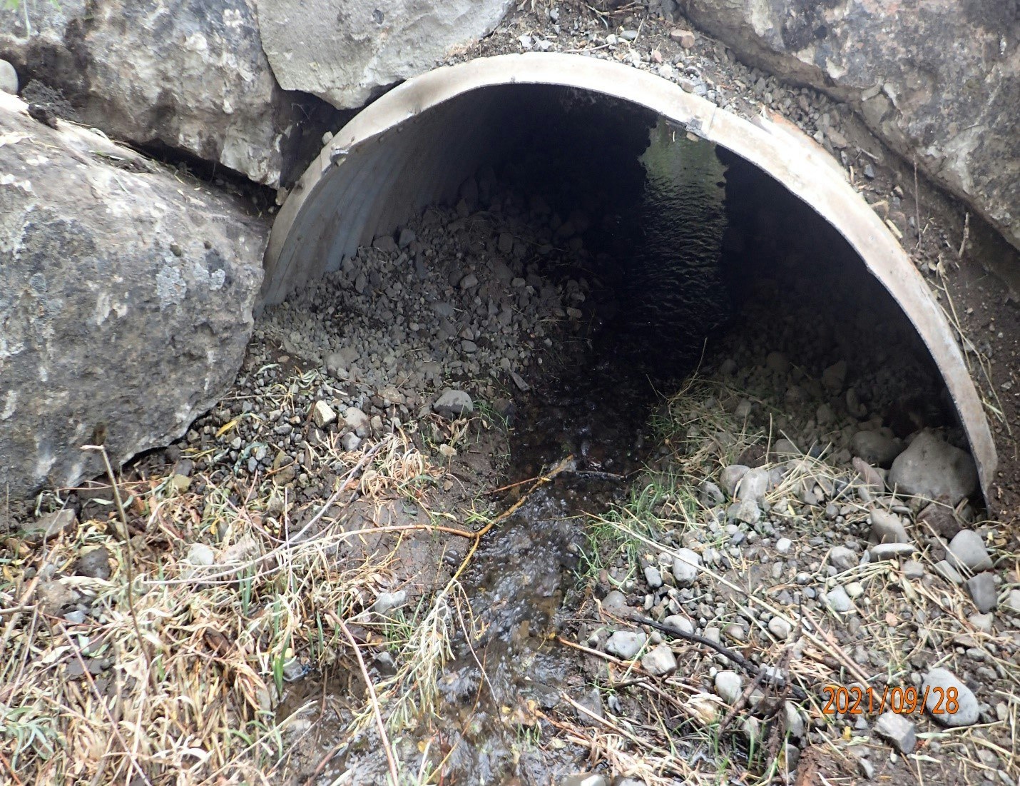 Upper Pine Hollow Upper Culvert After Work