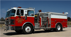 May contain: truck, vehicle, transportation, and fire truck