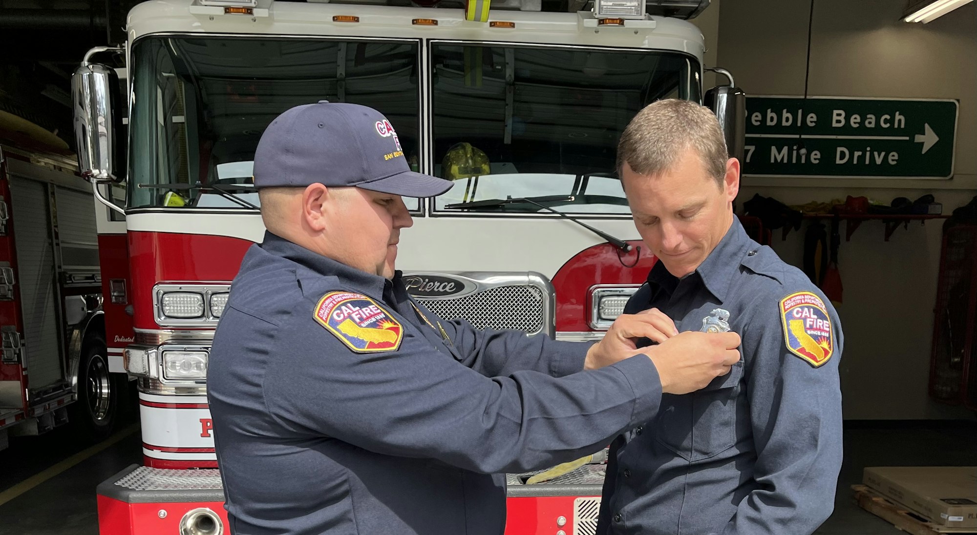 May contain: person, human, military, officer, military uniform, truck, transportation, and vehicle