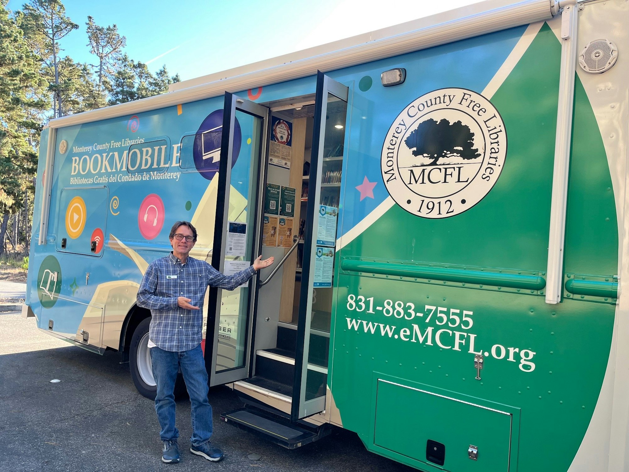 Come visit the Monterey County Free Libraries Bookmobile!