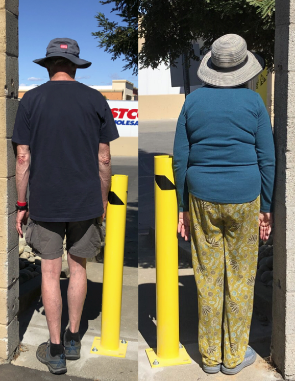 May contain: person, bollard, narrow opening
