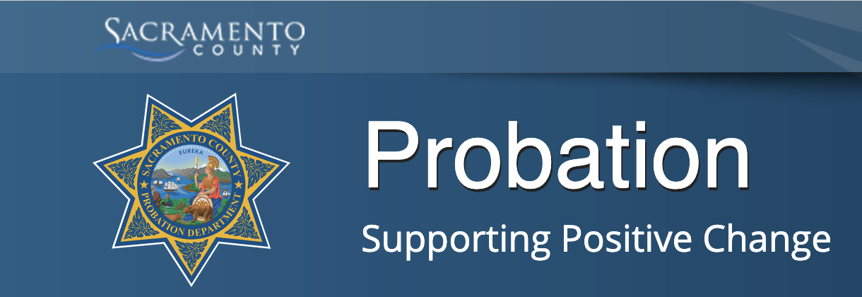 Sacramento County Probation Department logo with the tagline "Supporting Positive Change."