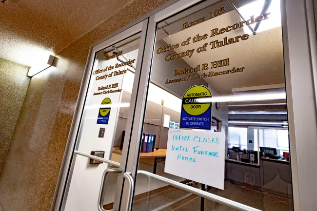 office building door