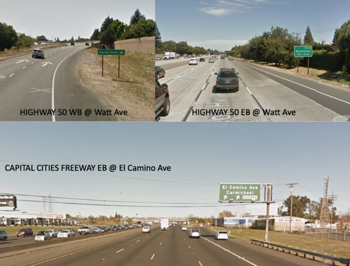 May contain: road, freeway, highway, automobile, vehicle, car, and transportation