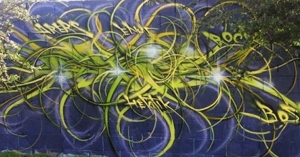 May contain: graffiti, art, and painting