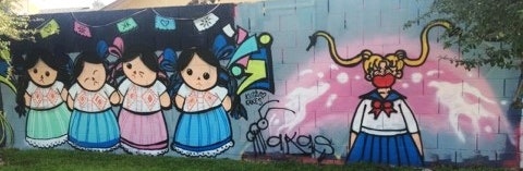 May contain: graffiti