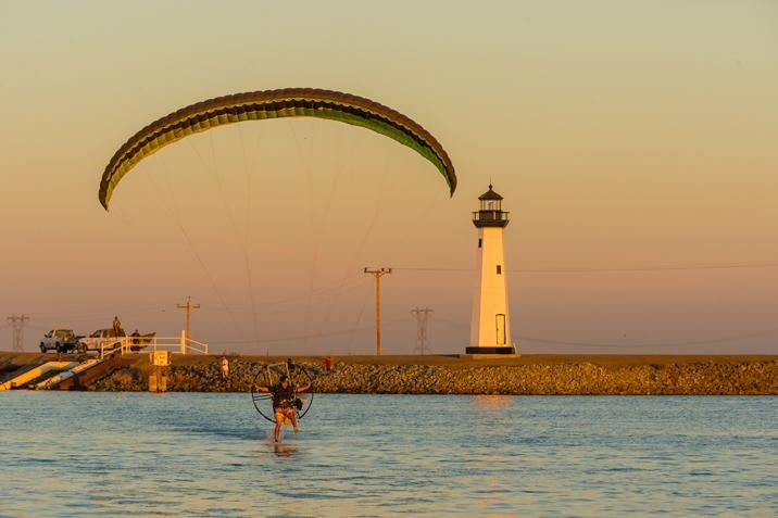 May contain: adventure, leisure activities, gliding, architecture, building, lighthouse, beacon, and tower