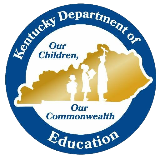 Logo of the Kentucky Department of Education featuring silhouettes and state outline.