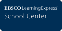 Logo of "EBSCO LearningExpress School Center".