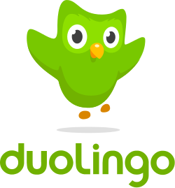 Duolingo's green owl mascot logo.
