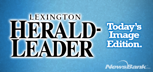Logo of "Lexington Herald-Leader" newspaper with text "Today's Image Edition" by NewsBank.