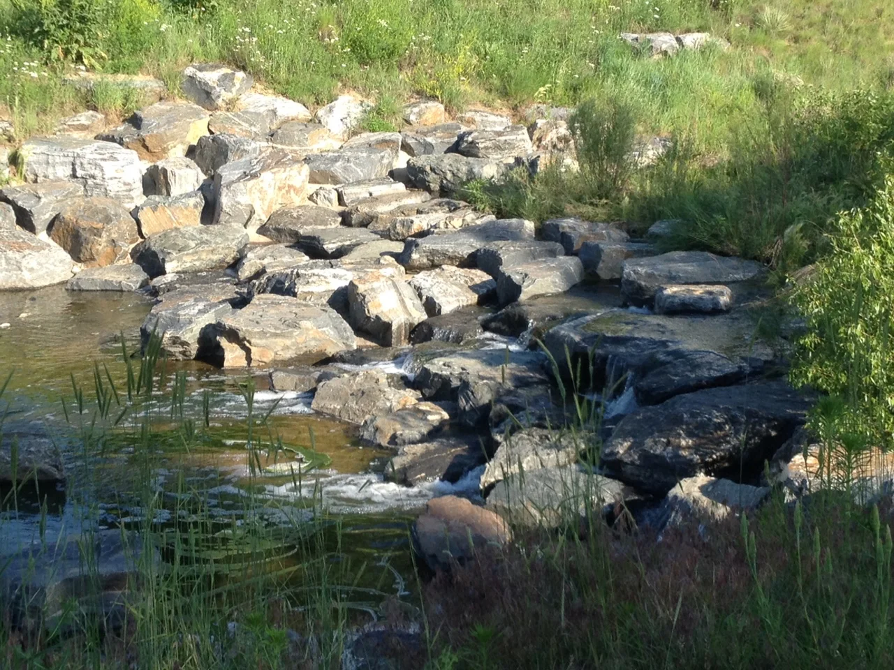 Photo of rocks in a creek or stream