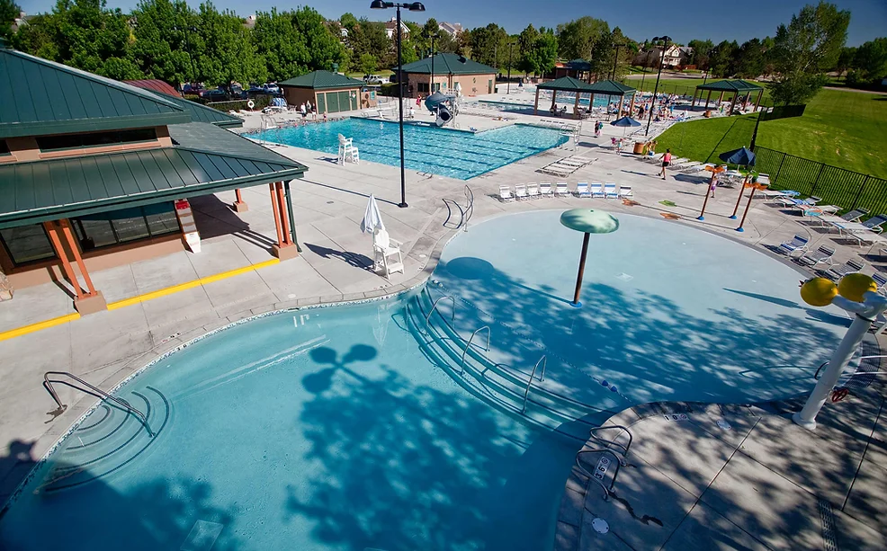 Photo of swimming pool and community area