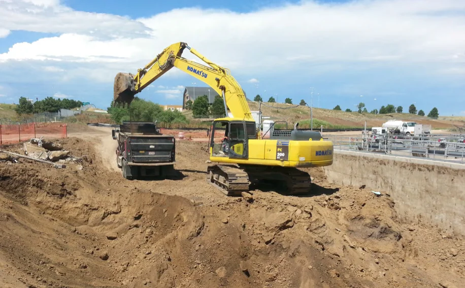 Photo of a construction site