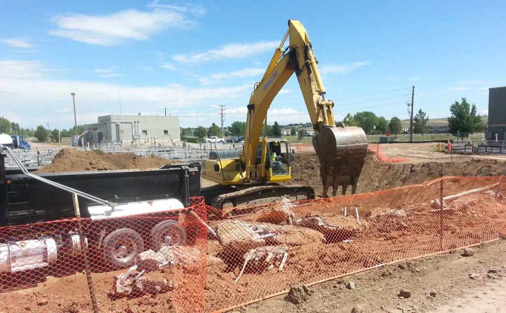 Photo of a construction site