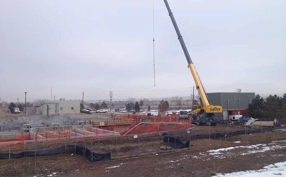 Photo of a construction site