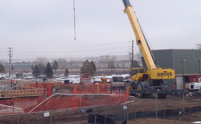 Photo of a construction site