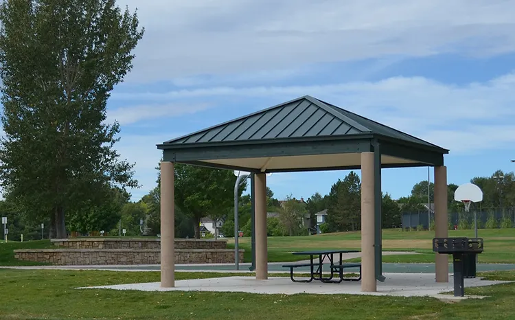 Photo of a gazebo