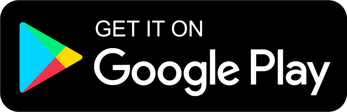 The image features the Google Play logo with the text "GET IT ON" above it.