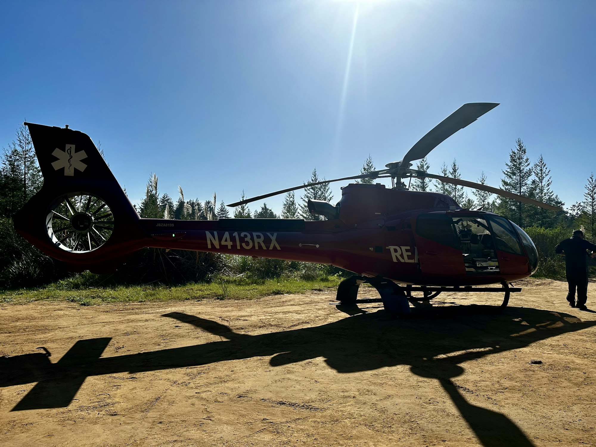 Reach 5 helicopter team from Redding.