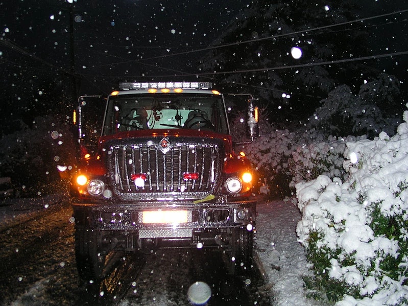 E8239 in the snow.