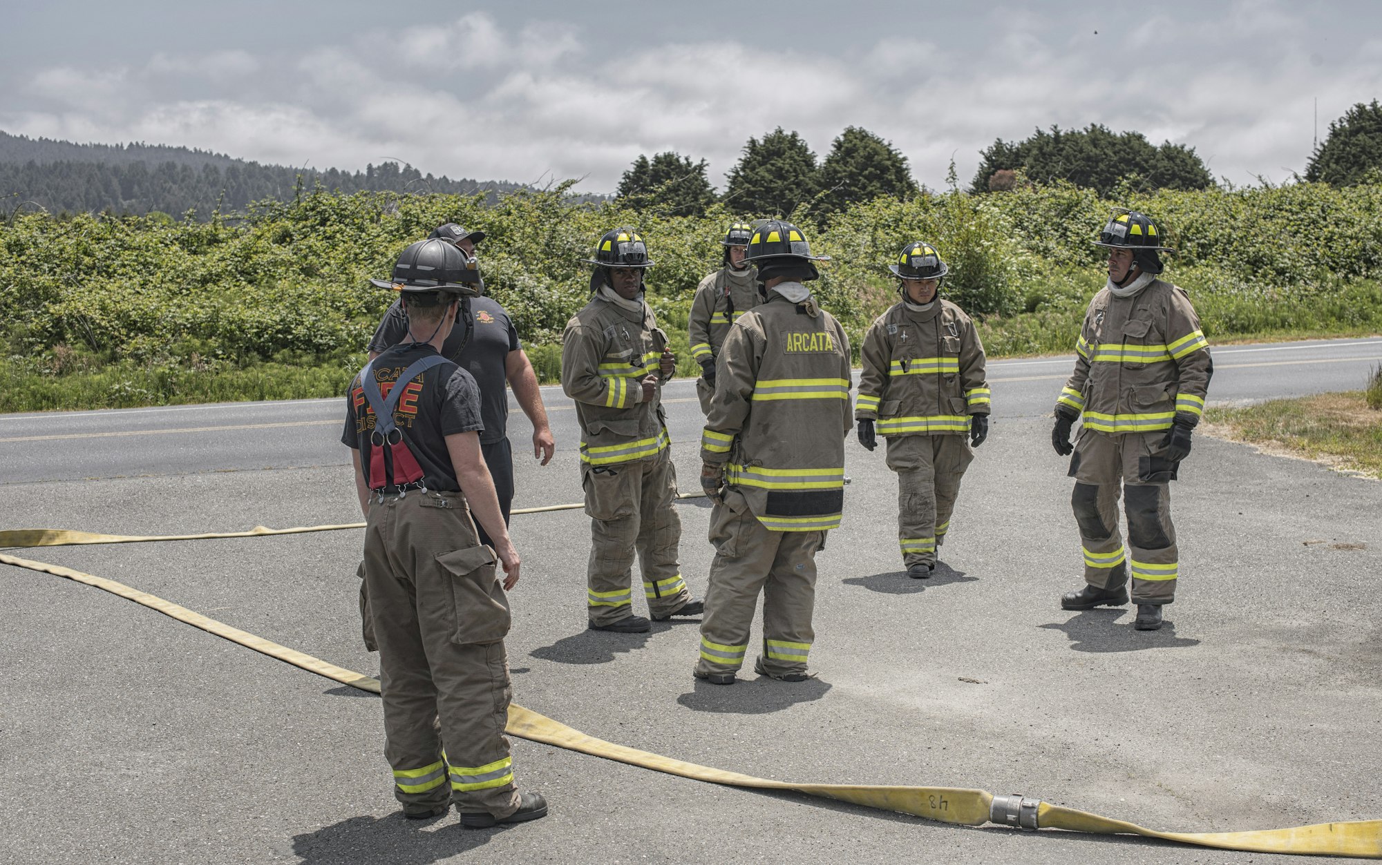 May contain: person, human, and fireman