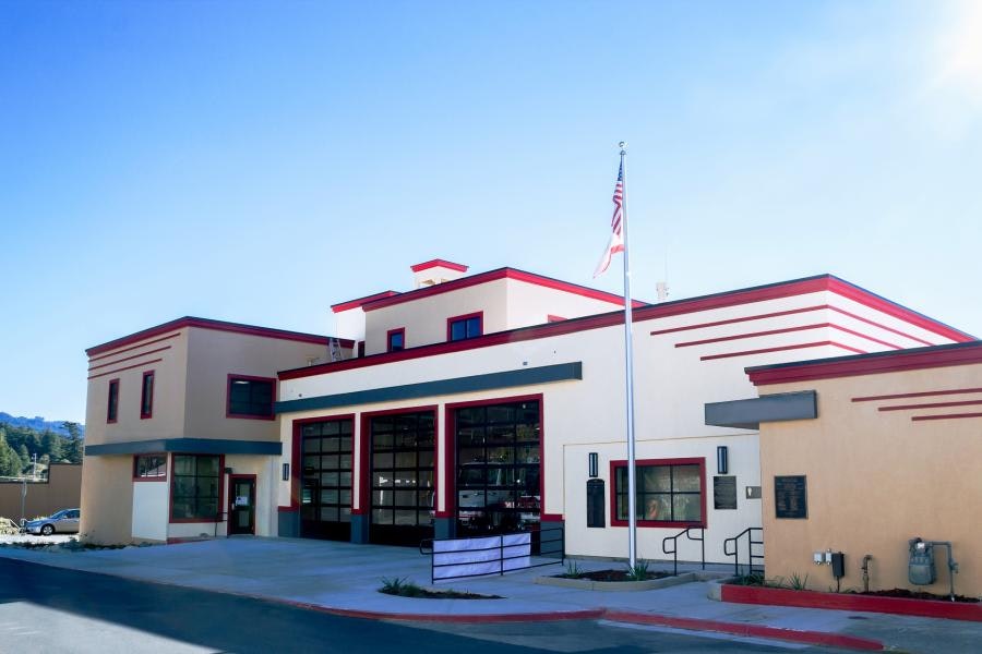 Photo of the Arcata fire station