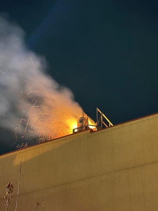 ROOF VENT FIRE