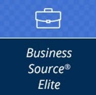 Business Source Elite logo with a briefcase icon on a blue background.