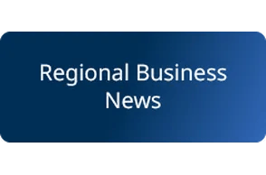 Text "Regional Business News" on a blue gradient background.