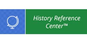 Text "History Reference Center™" with a globe icon.