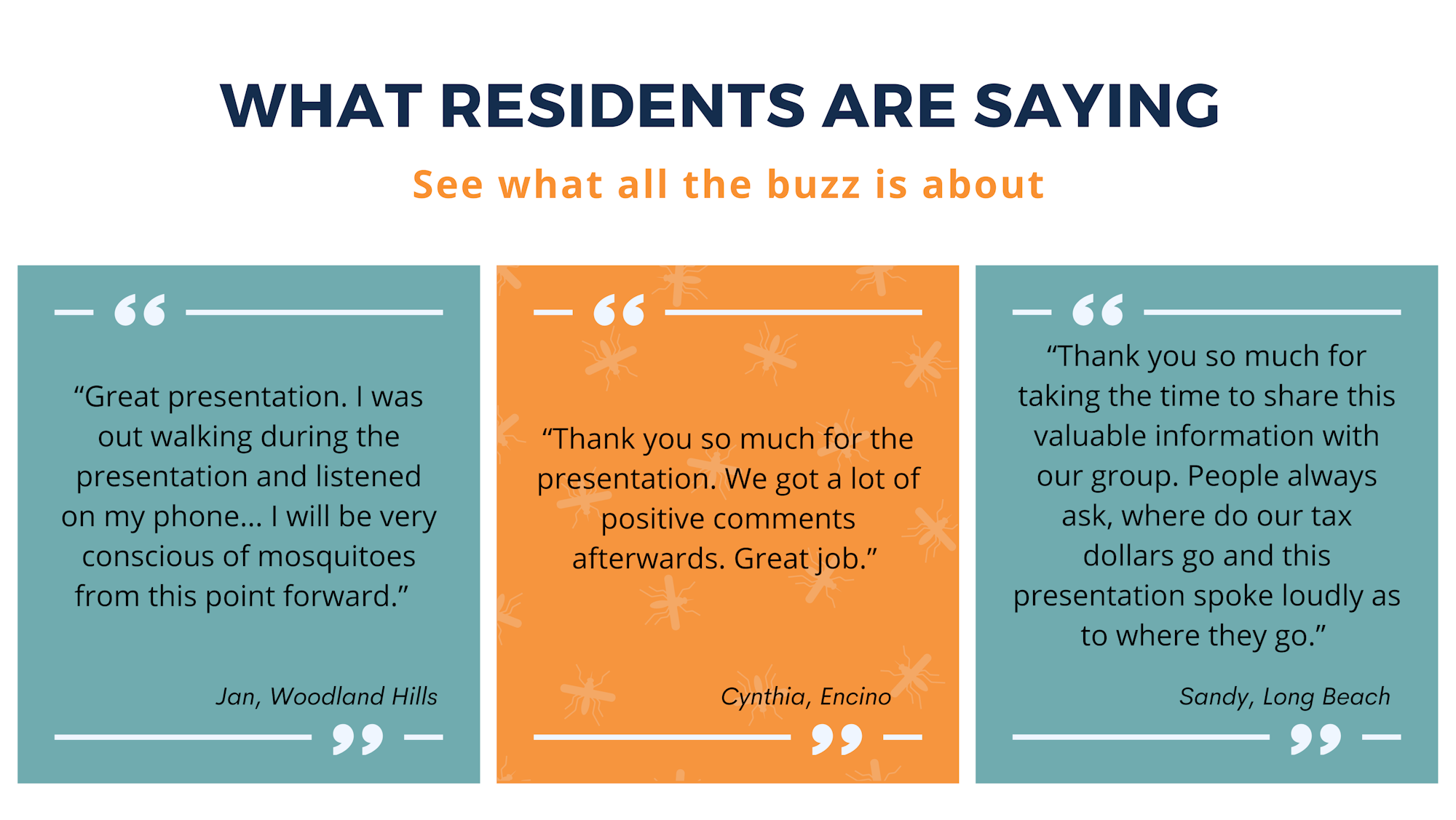 Residents praise a recent presentation, highlighting its value and positive feedback received.