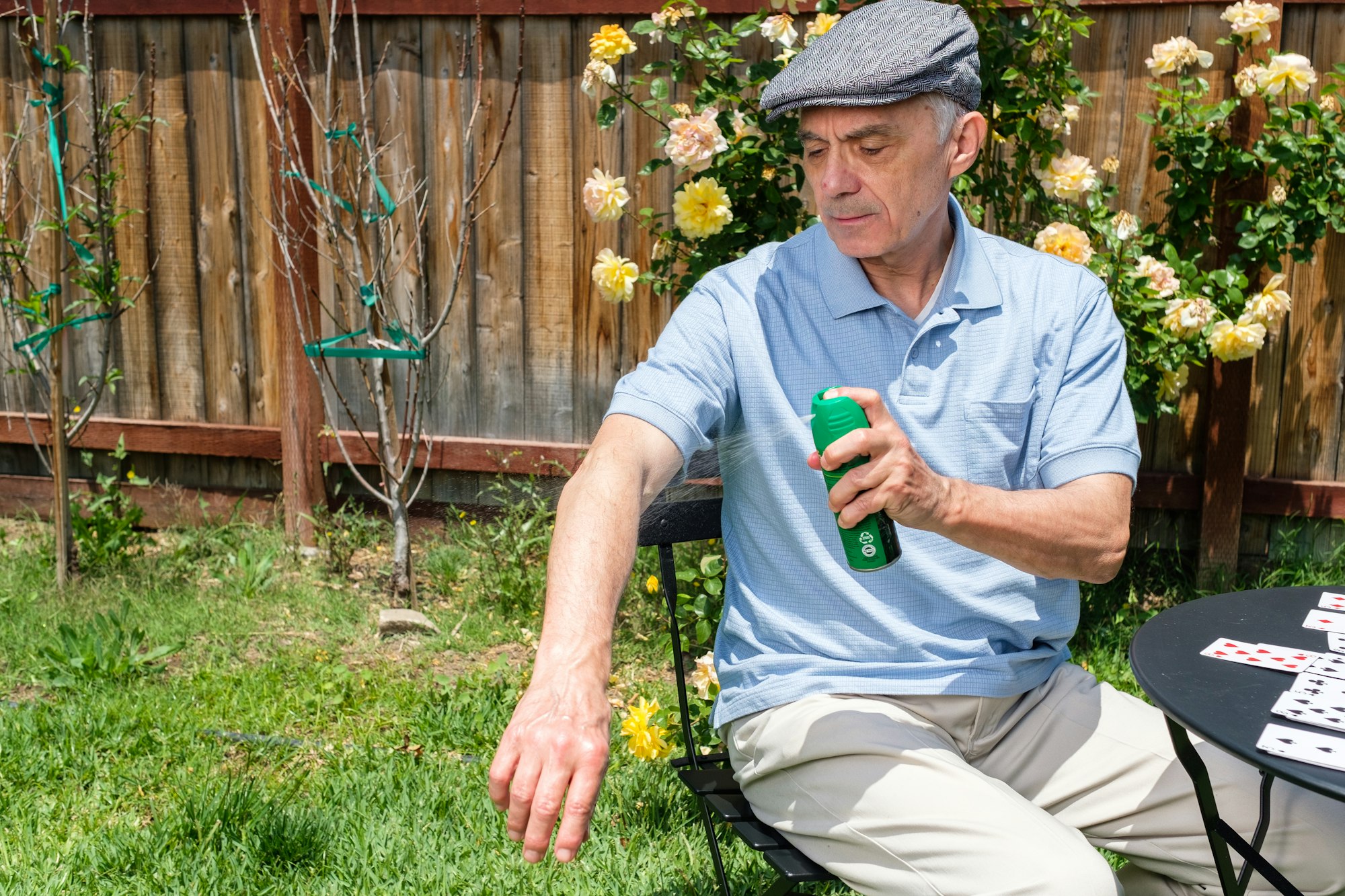 May contain: yard, nature, outdoors, person, human, garden, grass, and plant