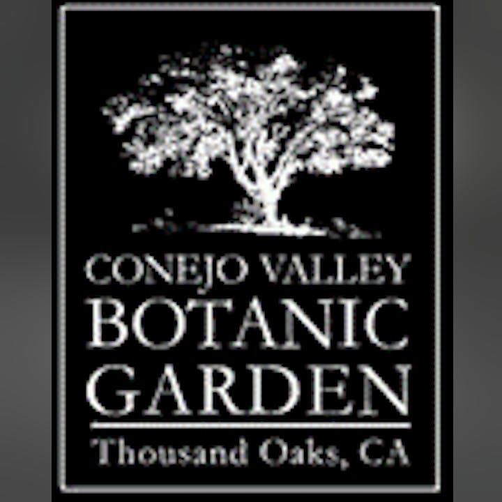 Logo for Conejo Valley Botanic Garden, Thousand Oaks, CA, featuring a stylized tree.