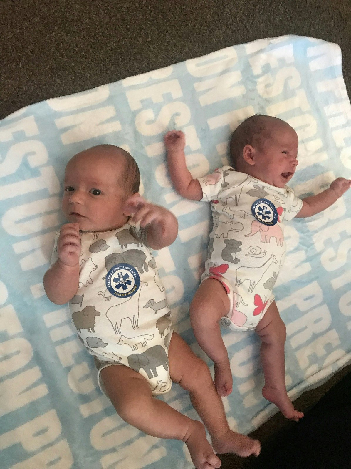 May contain: newborn, person, baby, human, and furniture