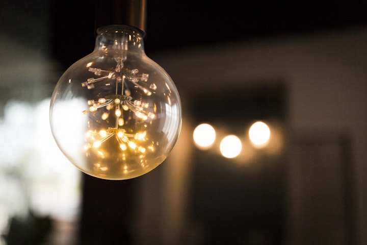 May contain: light, lamp, lightbulb, and lighting
