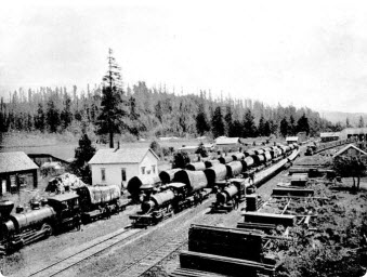 May contain: railway, train, transportation, vehicle, and locomotive