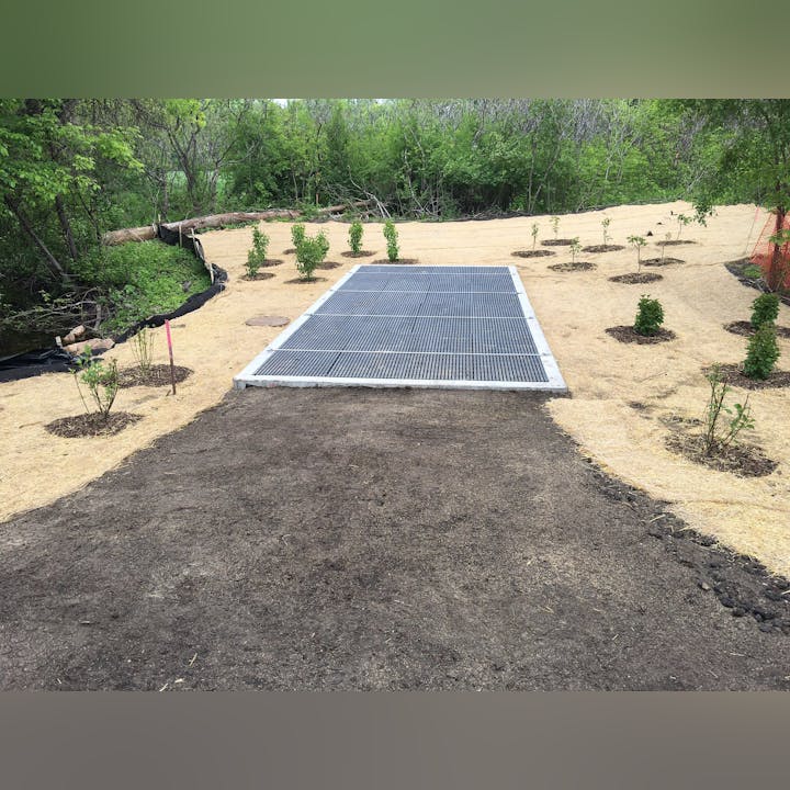 Lake Susan spent lime system