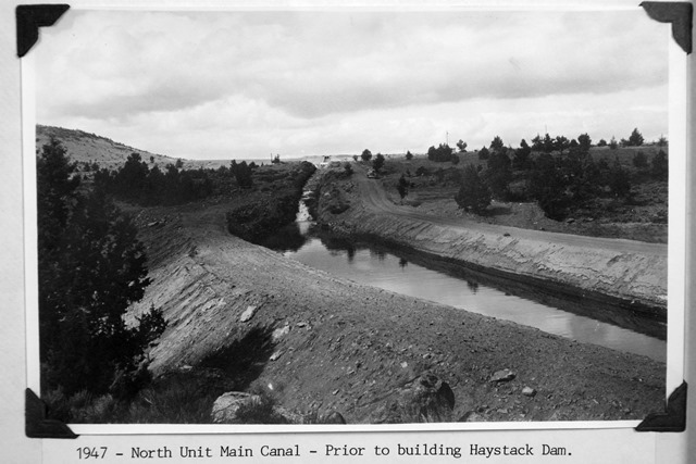 Photo of North Unit Main Canal 1947 :November 20, 2012 NUID History_049