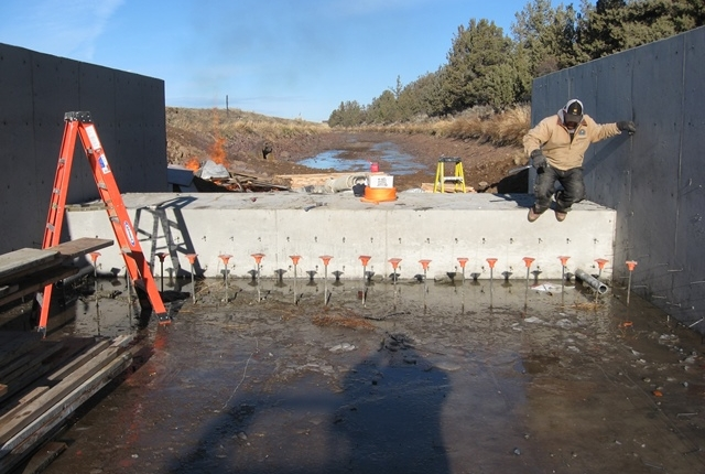 Photo of HAYSTACK RESERVOIR RAMP FLUME construction 42