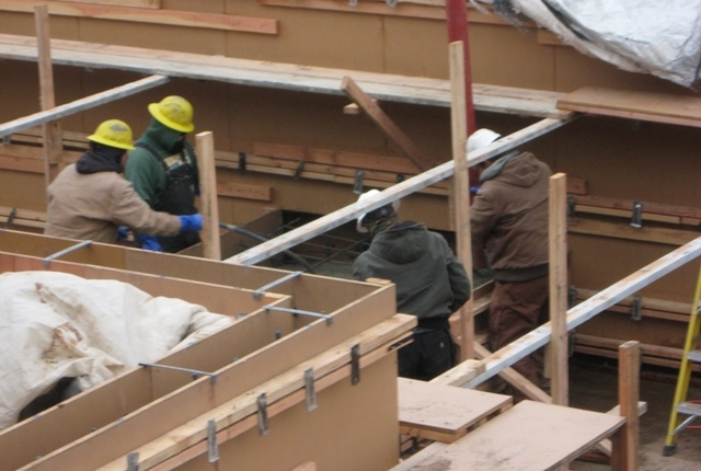 Photo of HAYSTACK RESERVOIR RAMP FLUME construction 28
