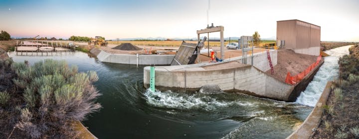 Photo of a hydro power plant